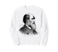 Charles Darwin Portrait Athée Evolution Darwin Sweatshirt