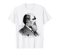 Charles Darwin Portrait Athée Evolution Darwin T-Shirt Graphique avec Valeur
