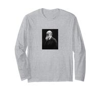 Charles Darwin Portrait Scientifique de l'évolution Naturaliste Manche Longue