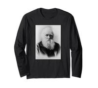 Charles Darwin Portrait Scientifique de l'évolution Naturaliste Manche Longue