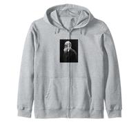 Charles Darwin Portrait Scientifique de l'évolution Naturaliste Sweat à Capuche