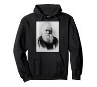 Charles Darwin Portrait Scientifique de l'évolution Naturaliste Sweat à Capuche