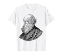Charles Darwin Portrait Scientifique de l'évolution Naturaliste T-Shirt