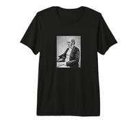 Charles Darwin Portrait Scientifique de l'évolution Naturaliste T-Shirt Haut de Gamme