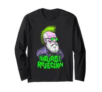 Charles Darwin Punk Natural Selection Rejet Fun Science Manche Longue