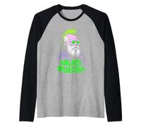 Charles Darwin Punk Natural Selection Rejet Fun Science Manche Raglan