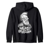 Charles Darwin Punk Natural Selection Rejet Fun Science Sweat à Capuche