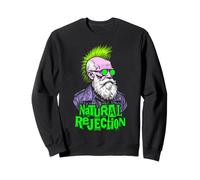 Charles Darwin Punk Natural Selection Rejet Fun Science Sweatshirt