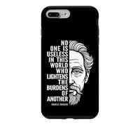 Charles Dickens Citation Bonté Compassion Motivation Coque pour iPhone 7 Plus/8 Plus