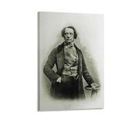 Charles_Dickens Poster 3 œuvres d'art Impression sur toile Décoration d'intérieur 20 x 30 cm