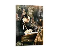 Charles_Dickens Poster 5 œuvres d'art cool Impression sur toile Décoration d'intérieur 30 x 45 cm