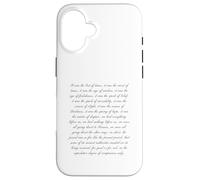 Charles Dickens Texte A Tale of Two Cities Coque pour iPhone 16