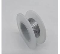 ChaRLes Fil en Acier Inoxydable 304-30 m - Fil Rigide - Brillant - 0,4 mm