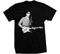 Charles Hardin Holley Buddy Holly Pre Shrunk Cotton T Shirt Black M
