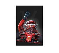 Charles Leclerc F1Fashion Poster décoratif sur toile pour salon, chambre à coucher 20 x 30 cm