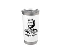 Charles Martel, roi des Gaules et des Francs d'Europe Gobelet isotherme en acier inoxydable double paroi