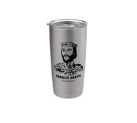 Charles Martel, roi des Gaules et des Francs d'Europe Gobelet isotherme en acier inoxydable double paroi