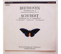 Charles Munch, Boston Symphony Orchestra - Beethoven: Piano Concerto No.5, Leonore Overture No.3, Schubert: Symphony No.8 Unfinished [LP]