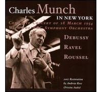 Charles Munch in New York - Concert du 28-03-1954 CD