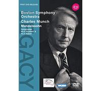 Charles Munch Mendelssohn Symphonies Nos. 3 and 4 BSO - DVD - F4z