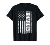 Charles nom Personnel Drapeau américain rétro Hommes Femmes T-Shirt