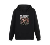Charles Oliveira Do Bronx Men Hoody Hoody Unisex Ptinted Hoodies Long Sleeve Men's Hooded with Pocket Black L