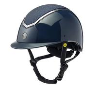 Charles Owen 2026 Unisex Kylo Standard Peak Riding Helmet with MIPS KYLOC - Navy Gloss Pewter