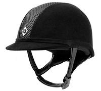 Charles Owen Casque d'équitation microsuède AYR8 Plus