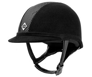 Charles Owen Casque d'équitation microsuède AYR8 Plus