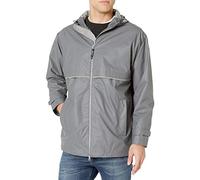 Charles River Apparel Men's New Englander Waterproof Rain Jacket (Reg & Ext Sizes) Veste de Pluie, Gris, XL Homme