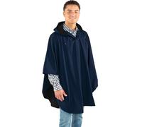 Charles River Apparel Pacific Rain Poncho, Bleu Marine, Taille Unique Homme