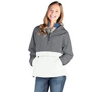 Charles River Apparel Pack-N-Go Wind & Water-Resistant Pullover (Reg/Ext Sizes)