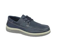 Charles Southwell Chaussures bateau décontractées pour homme avec fermeture touch & close, en similicuir, à enfiler ou à lacets, avec une coupe large et légère, 42 1/3 EU