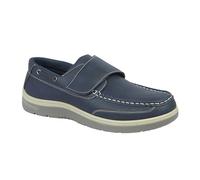 Charles Southwell Chaussures bateau décontractées pour homme avec fermeture touch & close, en similicuir, large, à enfiler ou à lacets, légères et confortables, 40 2/3 EU