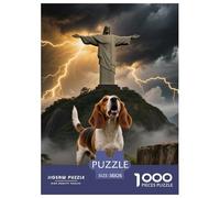 Charles Spaniel 1000 Pièces Puzzle Chiot pour Enfants À Partir De 14 Ans, Parfait pour Les Amateurs De Puzzles, Cadeau d'anniversaire, Jeu Éducatif, Qualité Premium 38x26cm/1000pcs