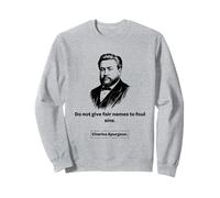 Charles Spurgeon Baptist Fair nomme Deux Grands péchés Sweatshirt