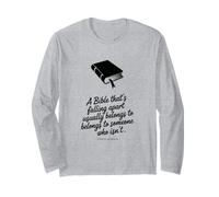 Charles Spurgeon Bible Falling Apart Cadeau pour hommes, femmes, enfants Manche Longue