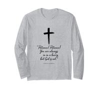 Charles Spurgeon Patience Cadeau pour hommes, femmes, enfants Manche Longue