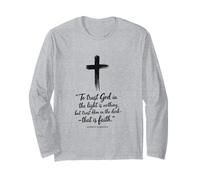 Charles Spurgeon Trust Him in the Dark Cadeau pour homme femme enfant Manche Longue