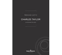 Grégoire Lefftz – Charles Taylor : La dimension du sens – Étude – Broché