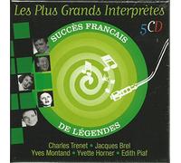 CHARLES TRENET - JACQUES BREL - YVES MONTAND - YVETTE HORNER - EDITH PIAF-LES PLUS GRANDS INTERPRETES - SUCCES Fran ais DE LEGENDES
