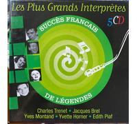CHARLES TRENET - JACQUES BREL - YVES MONTAND - YVETTE HORNER - EDITH PIAF-LES PLUS GRANDS INTERPRETES - SUCCES Fran ais DE LEGENDES