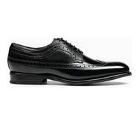 Charles Tyrwhitt Black Goodyear Welted Brogue Wing Tip Derby Performance Shoe Taille: 9R | Chaussures à Lacets Outlet | Homme | Noir