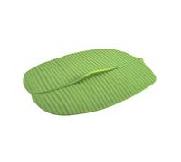 Charles Viancin - Couvercle Banana Leaf Oblong en Silicone - 35x25 cm - Couvercle Hermétique pour Stocker et Cuisiner vos Aliments - Sans BPA - Vert