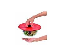 Charles VIANCIN - Set de 4 couvercles 28 cm, 23 cm, 15 cm, 10 cm Coquelicot Rouge