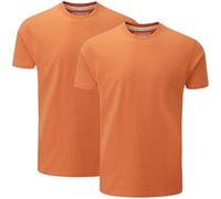 Charles Wilson Pack de 2 T-Shirts à Col Rond (XXL, Coral Gold (0824))