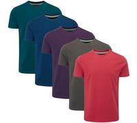 Charles Wilson Pack de 5 T-Shirts Unis à Col Rond (S, Core Essentials Type 23)