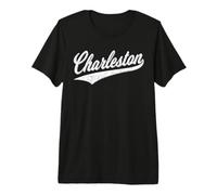 Charleston Caroline du Sud Varsity, Style rétro Classique T-Shirt Haut de Gamme