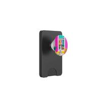 Charleston Pastel Homes Chat Balcon Vue PopSockets PopWallet pour MagSafe