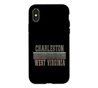 Charleston rétro, Virginie-Occidentale Coque pour iPhone X/XS